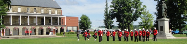 Changing of the Guard Ceremony outside the Fredericton Region Museum (2010)