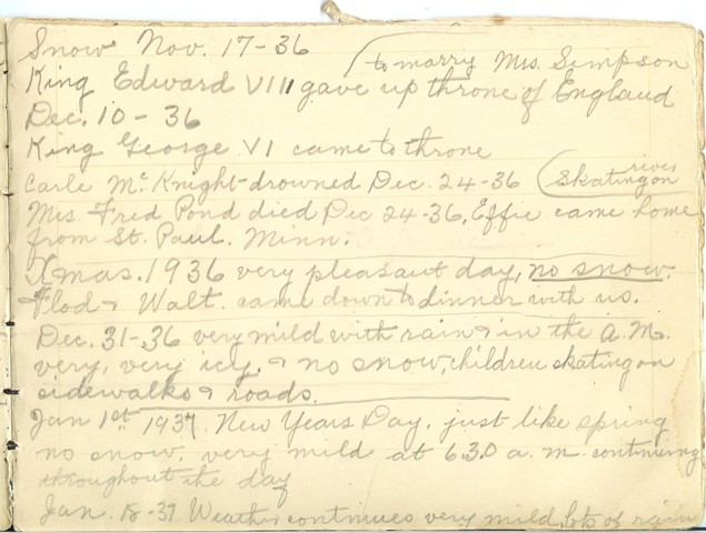 Jennie Pike’s Date Diary (1932-1940) - Page 11
